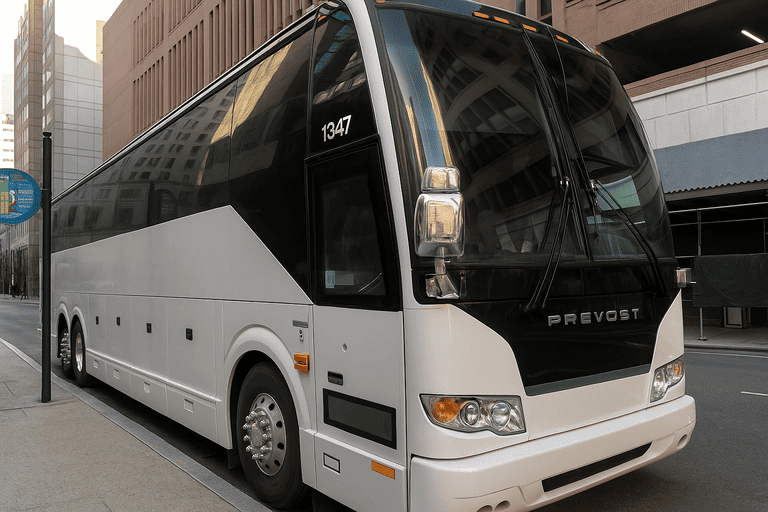 a Bowling Green Minibus Company coach bus