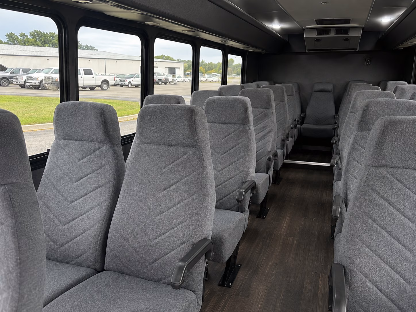 20 passenger minibus interior