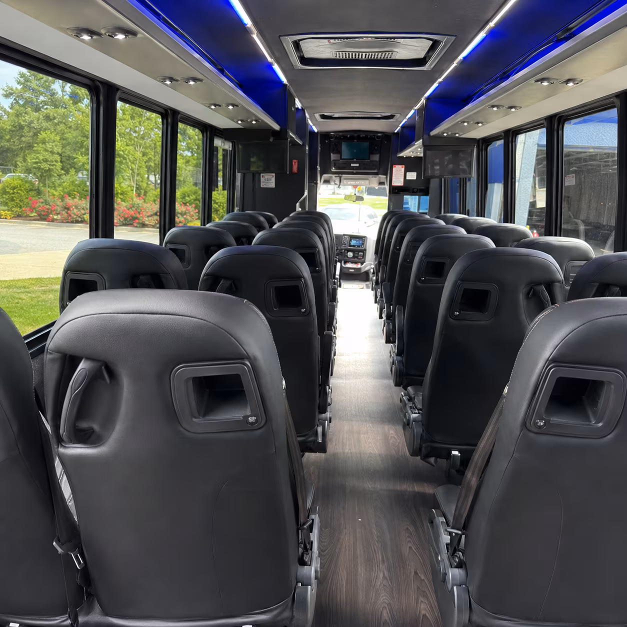 25 passenger minibus inside