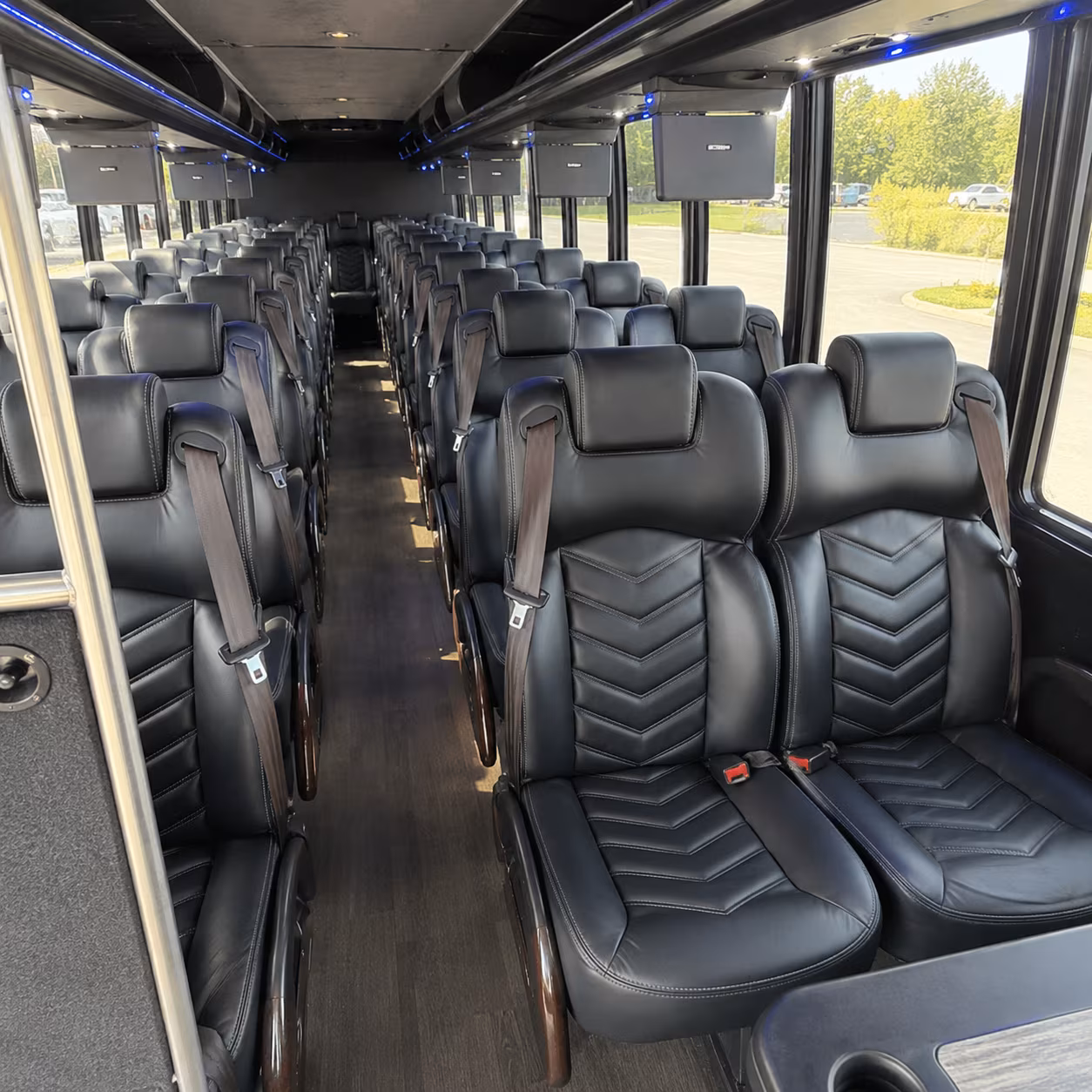 25 passenger minibus interior