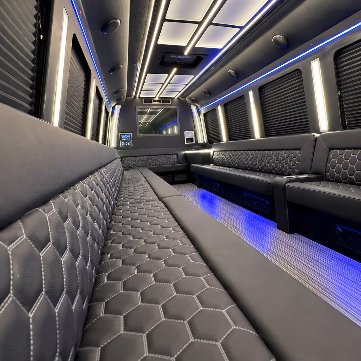 bowling green party bus inside