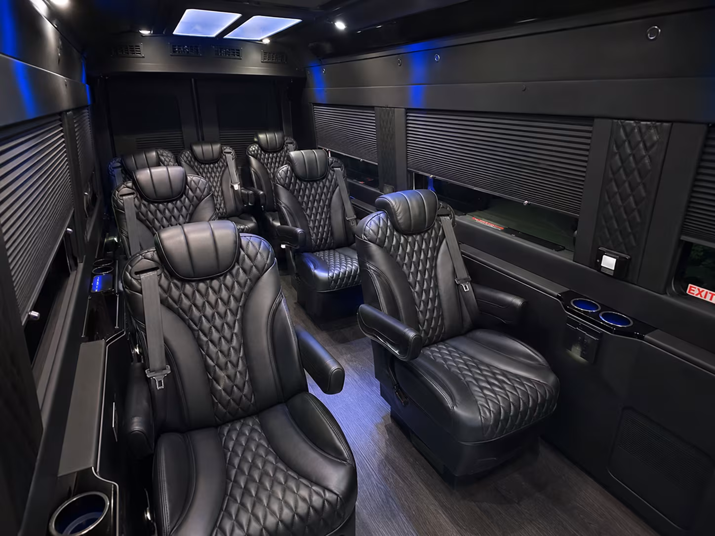 bowling green sprinter van with driver inside